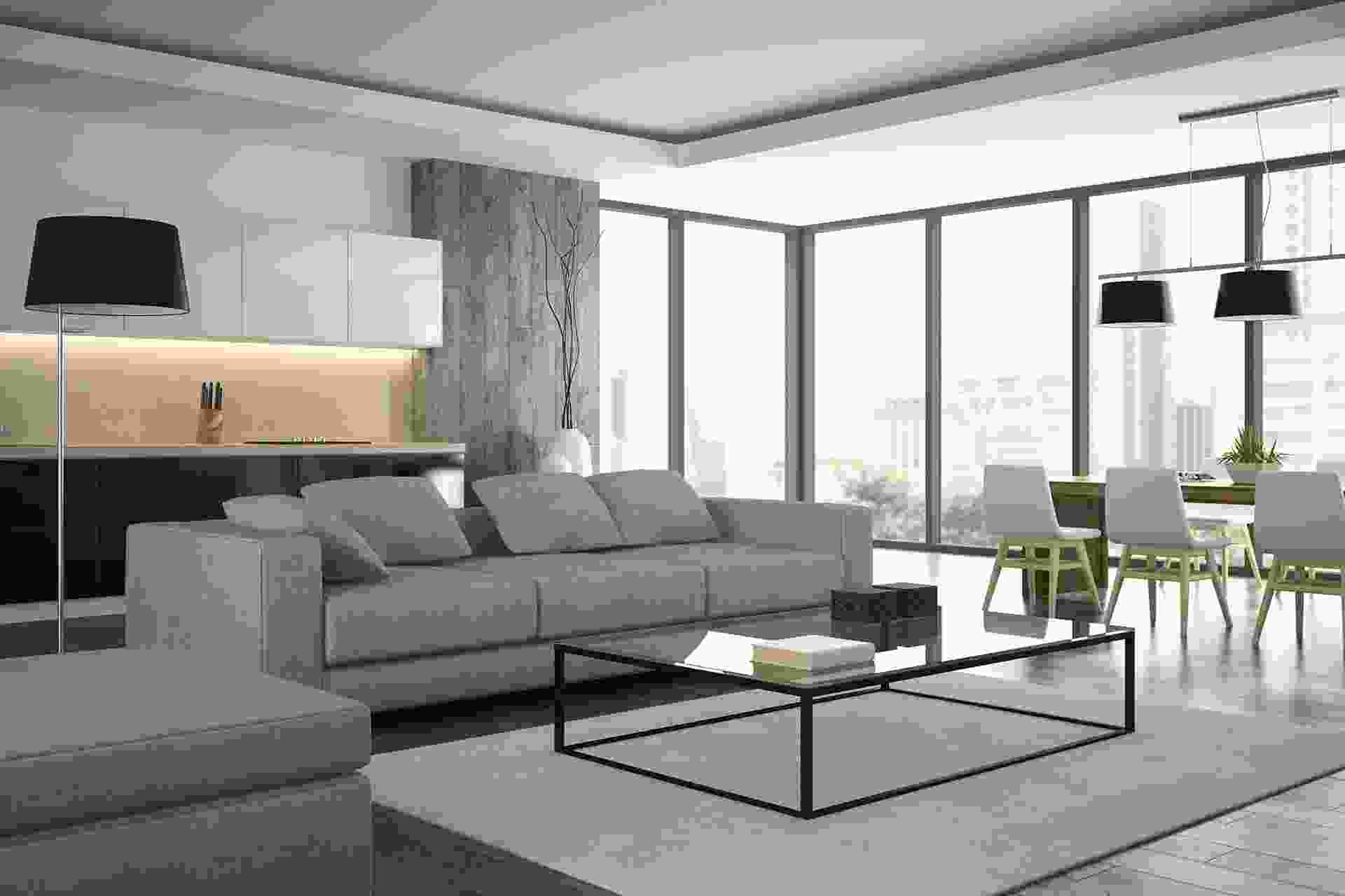 Contemporary living room
